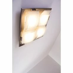 Eglo Leuchten Eglo GUADIANO Deckenleuchte LED Nickel-Matt, 4-flammig -LED Leuchten Verkäufe eglo guadiano deckenleuchte 93398 18