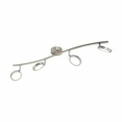 Eglo Leuchten Eglo KARYSTOS Deckenspot LED Nickel-Matt, 4-flammig