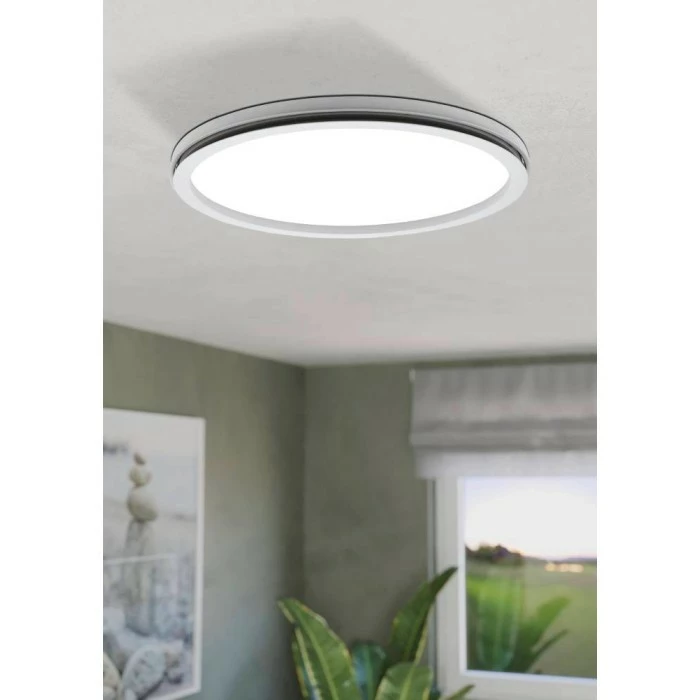 Eglo Leuchten Eglo LAZARAS Deckenleuchte LED Weiß, 1-flammig, Farbwechsler 2 Eglo Leuchten Eglo LAZARAS Deckenleuchte LED Weiß, 1-flammig, Farbwechsler – Bild 2