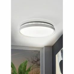 Eglo Leuchten ISCUANDE Deckenleuchte LED Weiß, 1-flammig, Fernbedienung