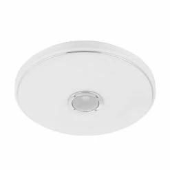 Eglo Leuchten MILAZZO Deckenleuchte LED Weiß, 1-flammig, Fernbedienung, Farbwechsler