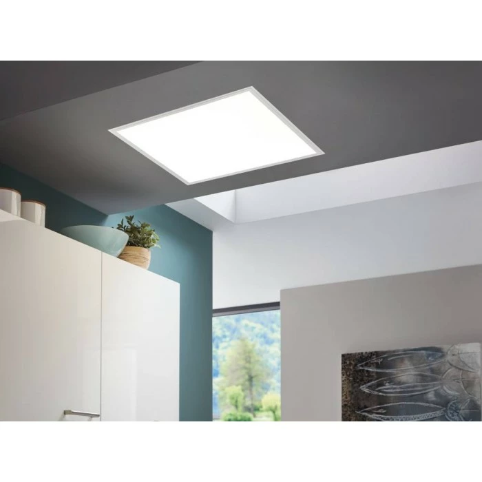 Eglo Leuchten SALOBRENA-RGBW Rasterleuchte LED Weiß, 1-flammig, Fernbedienung 1 Eglo Leuchten SALOBRENA-RGBW Rasterleuchte LED Weiß, 1-flammig, Fernbedienung