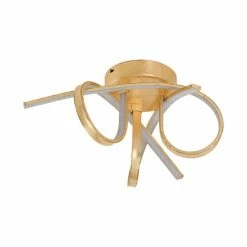 Eglo Leuchten Eglo MIRAFLORES Deckenleuchte LED Gold, 3-flammig