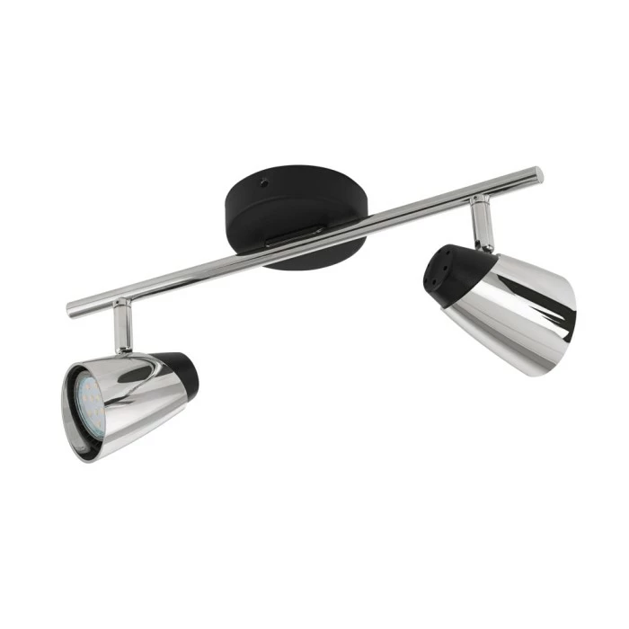 Eglo Leuchten Eglo MONCALVIO Spot LED Chrom, 2-flammig 1 Eglo Leuchten Eglo MONCALVIO Spot LED Chrom, 2-flammig