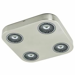 Eglo Leuchten Eglo Montale Deckenleuchte LED Nickel-Matt, 4-flammig