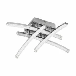 Eglo Leuchten Eglo PERTINI Deckenleuchte LED Chrom, 4-flammig