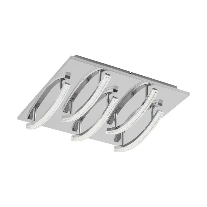 Eglo Leuchten Eglo PERTINI Deckenleuchte LED Chrom, 5-flammig 1 Eglo Leuchten Eglo PERTINI Deckenleuchte LED Chrom, 5-flammig