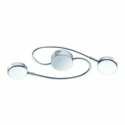 Eglo Leuchten Eglo SALTO Deckenleuchte LED Chrom, 2-flammig