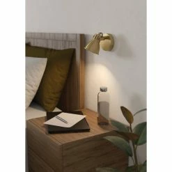 Eglo Leuchten Eglo SERAS Wandleuchte LED Messing, Gold, 1-flammig