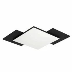 Eglo Leuchten Eglo TAMURIA Deckenleuchte LED Schwarz, Braun, 1-flammig