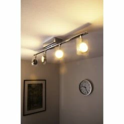 Eglo Leuchten Eglo TINNARI Lichtschiene LED Chrom, 4-flammig