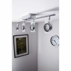 Eglo Leuchten Eglo TINNARI Lichtschiene LED Chrom, 4-flammig -LED Leuchten Verkäufe eglo tinnari lichtschiene 91635 do1 6