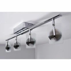 Eglo Leuchten Eglo TINNARI Lichtschiene LED Chrom, 4-flammig -LED Leuchten Verkäufe eglo tinnari lichtschiene 91635 do1 8