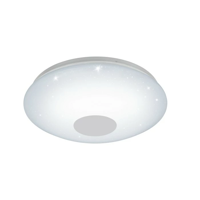 Eglo Leuchten Eglo VOLTAGO-C Deckenleuchte LED Weiß, Kristalloptik, 1-flammig, Farbwechsler 1 Eglo Leuchten Eglo VOLTAGO-C Deckenleuchte LED Weiß, Kristalloptik, 1-flammig, Farbwechsler