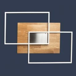 Elobra Kinderleuchten Elobra Panama Deckenleuchte LED Naturfarben, 2-flammig, Fernbedienung -LED Leuchten Verkäufe elobra panama deckenleuchte 138977 3