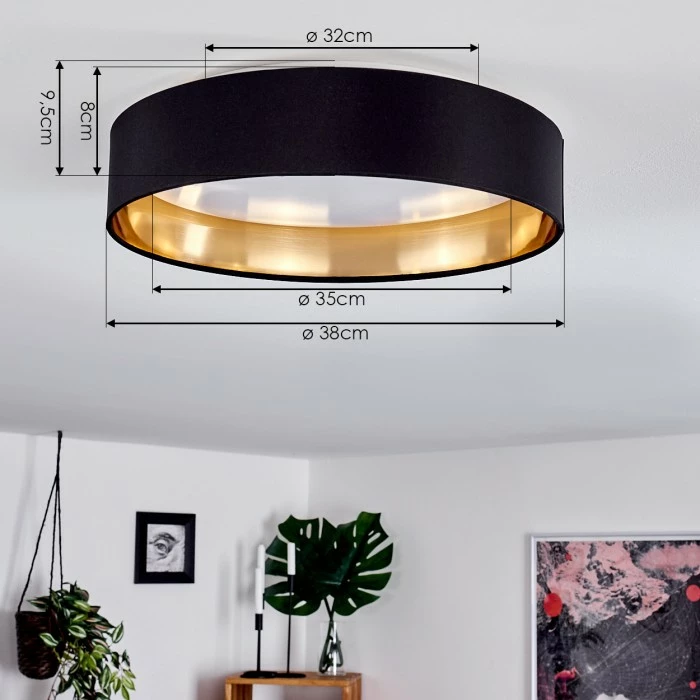 Hofstein Elsa Deckenleuchte LED Weiß, 1-flammig 4 Hofstein Elsa Deckenleuchte LED Weiß, 1-flammig – Bild 4