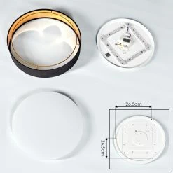 Hofstein Elsa Deckenleuchte LED Weiß, 1-flammig 16 Hofstein Elsa Deckenleuchte LED Weiß, 1-flammig -LED Leuchten Verkäufe elsa deckenleuchte h3390634 4