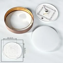 Hofstein Elsa Deckenleuchte LED Weiß, 1-flammig -LED Leuchten Verkäufe elsa deckenleuchte h3390658 4