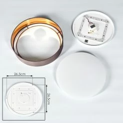 Hofstein Elsa Deckenleuchte LED Weiß, 1-flammig -LED Leuchten Verkäufe elsa deckenleuchte h3390672 4