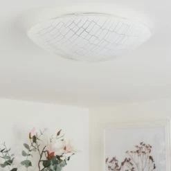 Hofstein Emibois Deckenleuchte LED Chrom, 1-flammig -LED Leuchten Verkäufe emibois deckenleuchte h3458853 11