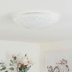 Hofstein Emibois Deckenleuchte LED Chrom, 1-flammig -LED Leuchten Verkäufe emibois deckenleuchte h3458853 7