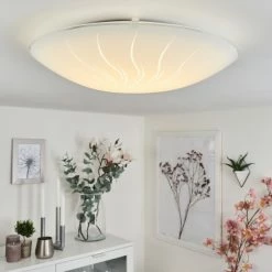 Hofstein Emibois Deckenleuchte LED Chrom, 1-flammig