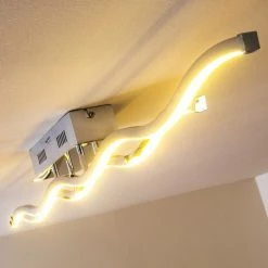 Paul Neuhaus Leuchten EMMA Deckenleuchte LED Edelstahl, 2-flammig -LED Leuchten Verkäufe emma deckenleuchte 8450 17 10