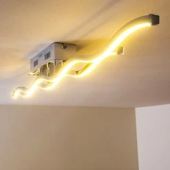 Paul Neuhaus Leuchten EMMA Deckenleuchte LED Edelstahl, 2-flammig -LED Leuchten Verkäufe emma deckenleuchte 8450 17 14