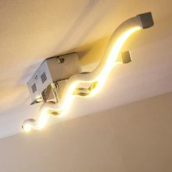 Paul Neuhaus Leuchten EMMA Deckenleuchte LED Edelstahl, 2-flammig -LED Leuchten Verkäufe emma deckenleuchte 8450 17 2