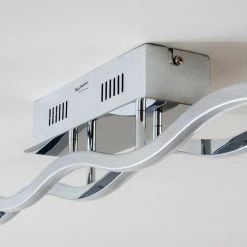 Paul Neuhaus Leuchten EMMA Deckenleuchte LED Edelstahl, 2-flammig -LED Leuchten Verkäufe emma deckenleuchte 8450 17 4