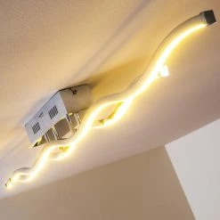 Paul Neuhaus Leuchten EMMA Deckenleuchte LED Edelstahl, 2-flammig -LED Leuchten Verkäufe emma deckenleuchte 8450 17 6