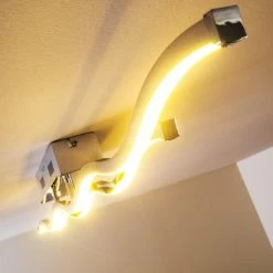 Paul Neuhaus Leuchten EMMA Deckenleuchte LED Edelstahl, 2-flammig -LED Leuchten Verkäufe emma deckenleuchte 8450 17 8