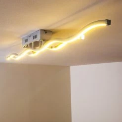 Paul Neuhaus Leuchten EMMA Deckenleuchte LED Edelstahl, 2-flammig -LED Leuchten Verkäufe emma deckenleuchte 8450 17 9