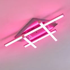 Hofstein Eriz Deckenleuchte LED Nickel-Matt, 4-flammig, Fernbedienung, Farbwechsler 57 Hofstein Eriz Deckenleuchte LED Nickel-Matt, 4-flammig, Fernbedienung, Farbwechsler -LED Leuchten Verkäufe eriz deckenleuchte h3298121 do2 20