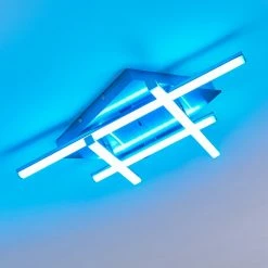 Hofstein Eriz Deckenleuchte LED Nickel-Matt, 4-flammig, Fernbedienung, Farbwechsler 64 Hofstein Eriz Deckenleuchte LED Nickel-Matt, 4-flammig, Fernbedienung, Farbwechsler -LED Leuchten Verkäufe eriz deckenleuchte h3298121 do2 27