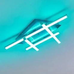 Hofstein Eriz Deckenleuchte LED Nickel-Matt, 4-flammig, Fernbedienung, Farbwechsler 41 Hofstein Eriz Deckenleuchte LED Nickel-Matt, 4-flammig, Fernbedienung, Farbwechsler -LED Leuchten Verkäufe eriz deckenleuchte h3298121 do2 4