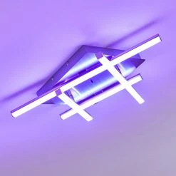 Hofstein Eriz Deckenleuchte LED Nickel-Matt, 4-flammig, Fernbedienung, Farbwechsler 42 Hofstein Eriz Deckenleuchte LED Nickel-Matt, 4-flammig, Fernbedienung, Farbwechsler -LED Leuchten Verkäufe eriz deckenleuchte h3298121 do2 5