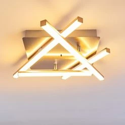 Hofstein Eriz Deckenleuchte LED Nickel-Matt, 4-flammig, Fernbedienung, Farbwechsler 45 Hofstein Eriz Deckenleuchte LED Nickel-Matt, 4-flammig, Fernbedienung, Farbwechsler -LED Leuchten Verkäufe eriz deckenleuchte h3298121 do2 8