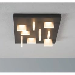 Escale Sharp Deckenleuchte LED Anthrazit, 9-flammig