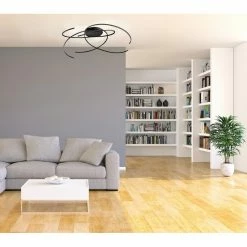 Escale SPACE Deckenleuchte LED Schwarz, 3-flammig