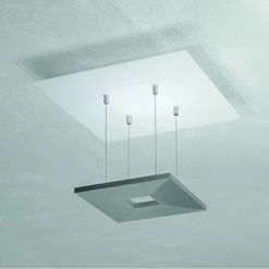 Escale ZEN D2W Deckenleuchte LED Anthrazit, Weiß, 4-flammig