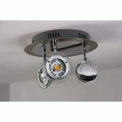 Esto SABO Deckenspot LED Chrom, 3-flammig -LED Leuchten Verkäufe esto sabo deckenspot 761060 3 14