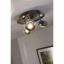Esto SABO Deckenspot LED Chrom, 3-flammig -LED Leuchten Verkäufe esto sabo deckenspot 761060 3 3