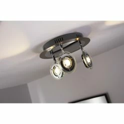 Esto SABO Deckenspot LED Chrom, 3-flammig -LED Leuchten Verkäufe esto sabo deckenspot 761060 3 4