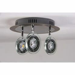 Esto SABO Deckenspot LED Chrom, 3-flammig -LED Leuchten Verkäufe esto sabo deckenspot 761060 3 7