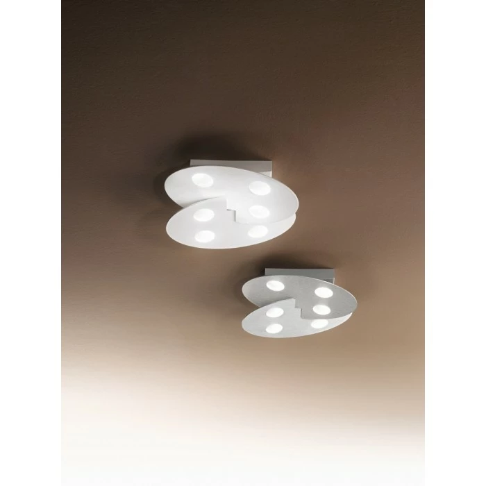 Fabas Luce Cake Deckenleuchte LED Weiß, 6-flammig 2 Fabas Luce Cake Deckenleuchte LED Weiß, 6-flammig – Bild 2