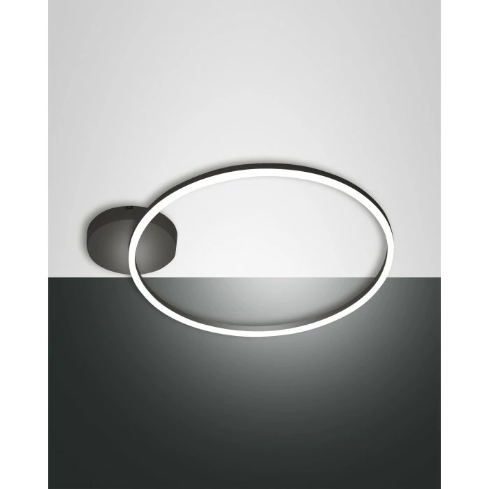 Fabas Luce Giotto Deckenleuchte LED Schwarz, 1-flammig 2 Fabas Luce Giotto Deckenleuchte LED Schwarz, 1-flammig – Bild 2