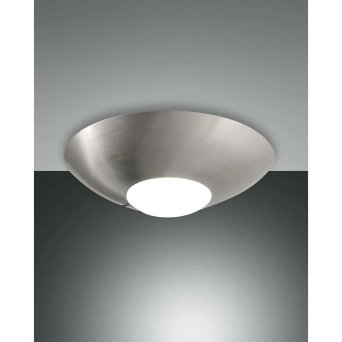 Fabas Luce Lizzy Deckenleuchte LED Nickel-Matt, 1-flammig 1 Fabas Luce Lizzy Deckenleuchte LED Nickel-Matt, 1-flammig