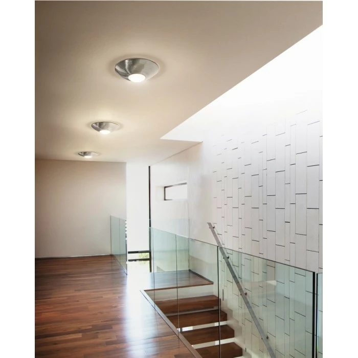 Fabas Luce Lizzy Deckenleuchte LED Nickel-Matt, 1-flammig 2 Fabas Luce Lizzy Deckenleuchte LED Nickel-Matt, 1-flammig – Bild 2