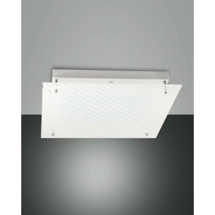 Fabas Luce Plisset Deckenleuchte LED Weiß, 1-flammig 1 Fabas Luce Plisset Deckenleuchte LED Weiß, 1-flammig